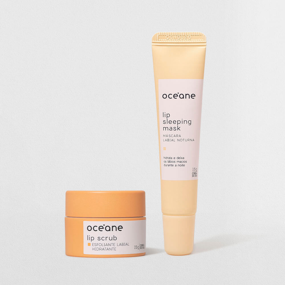 Kit Máscara Labial Noturna + Esfoliante Labial (2 Produtos)