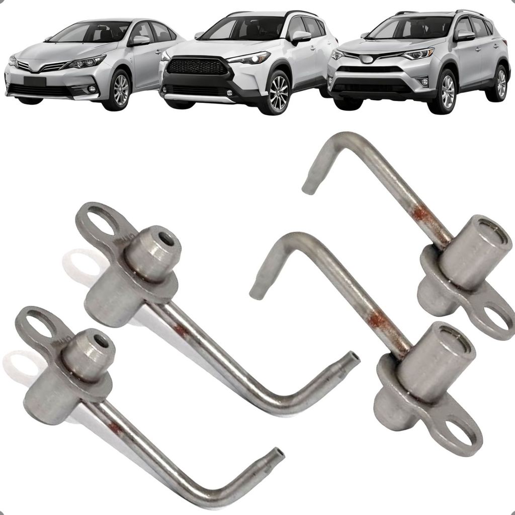 Kit 4 Injetores Óleo Jet Cooler Toyota Corolla 1.8 2ZR 2.0 3ZR Corolla Cross Hybrid RAV4 11 A 22