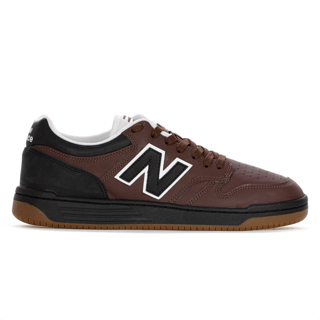 Tênis New Balance 480 Low Marrom e Preto - Masculino