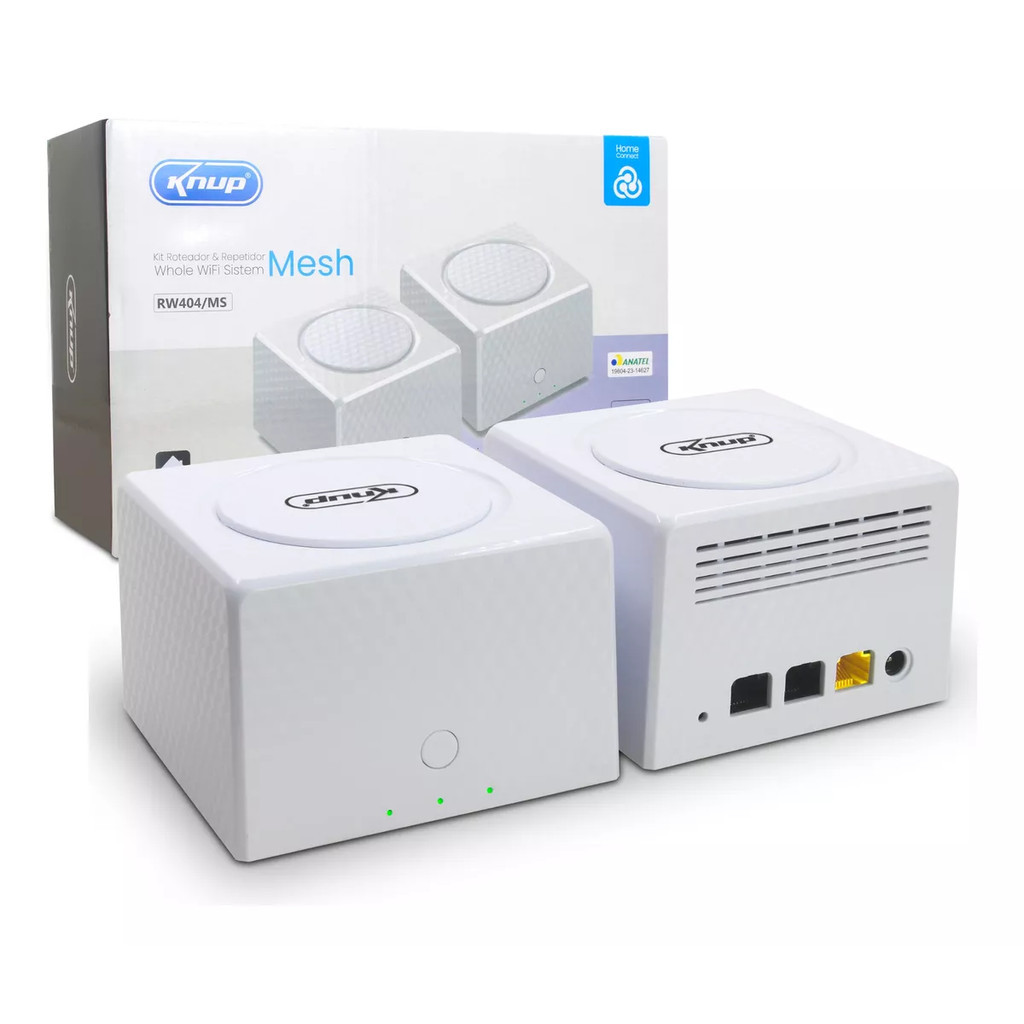 Roteador E Repetidor Wi-fi Mesh Gigabit Knup Kp-rw404/ms