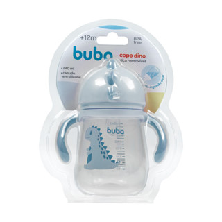 Copo Treinamento com Alça e Canudo Buba Dino Azul 240ml em Oferta na Shopee