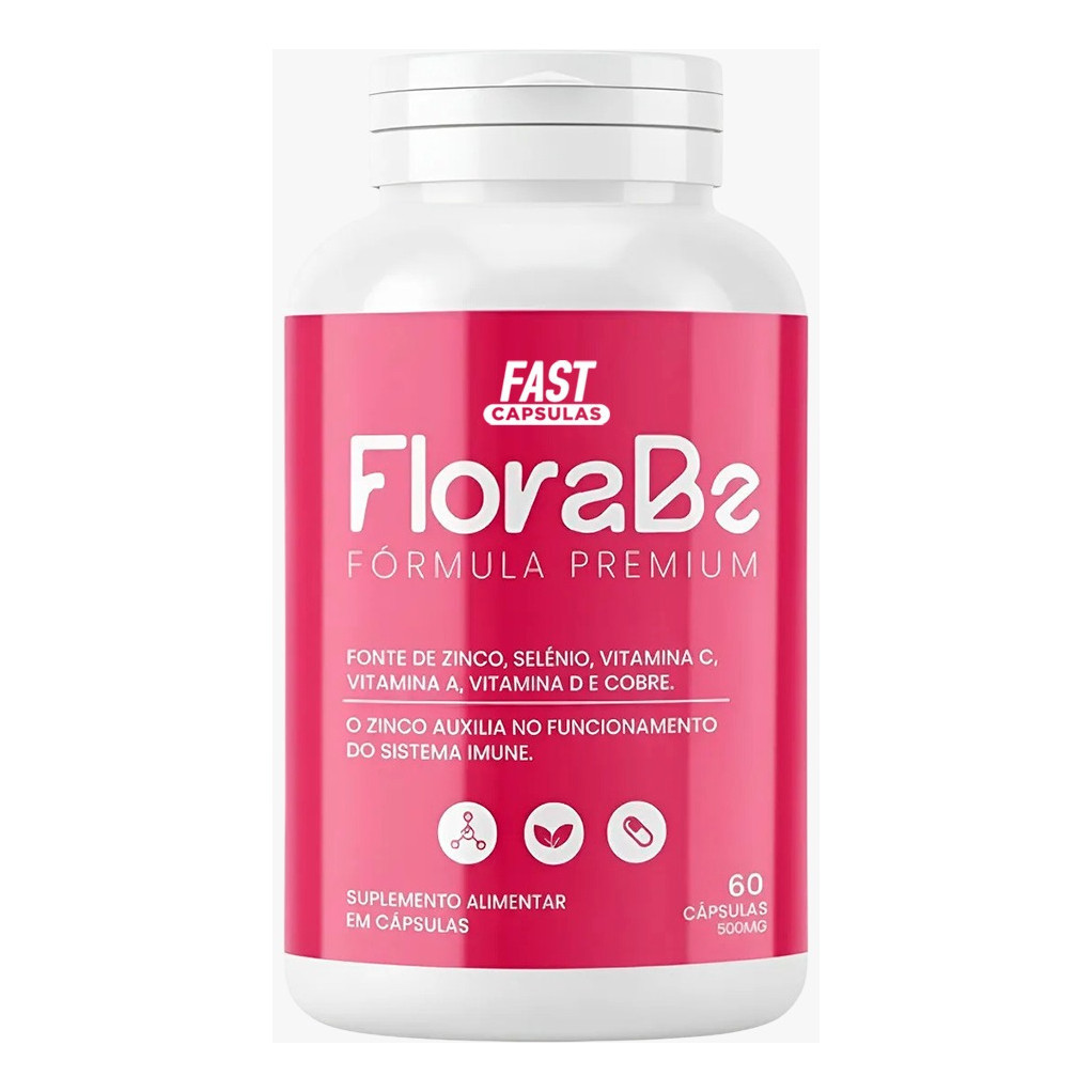 Florabe Suplemento Saúde Íntima Flora Feminina 60 Cápsulas