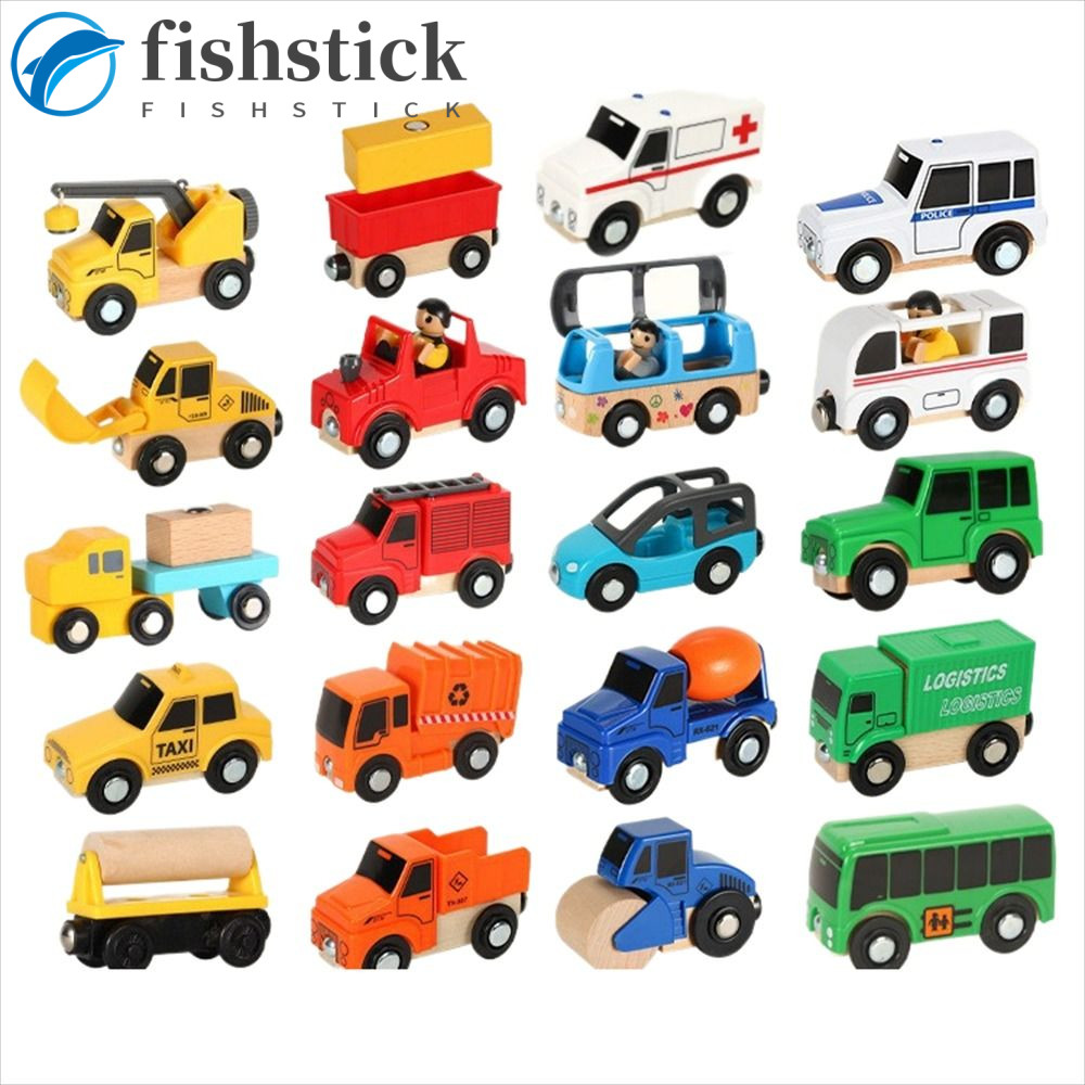Brinquedos De Trem FISHSTICKA , Veículos De Brinquedo Locomotiva Trilhos , Combinações