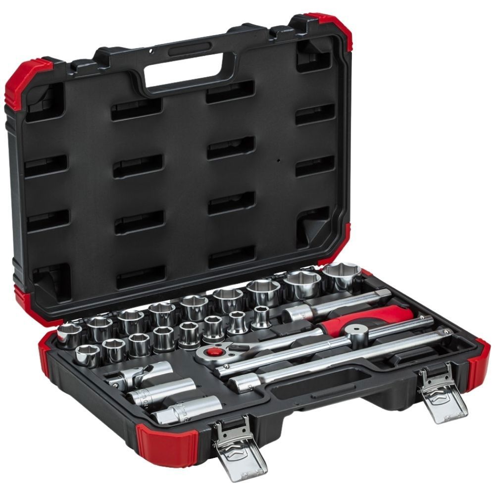 Jogo de Soquete Encaixe 1/2POL com 24 Peças R69003024 GEDORE