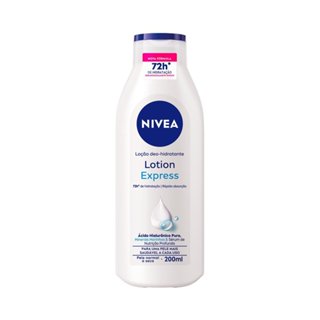 Loção Nivea Lotion Express Hidratação profunda para Pele Normal a Seca 200ml em Oferta na Shopee