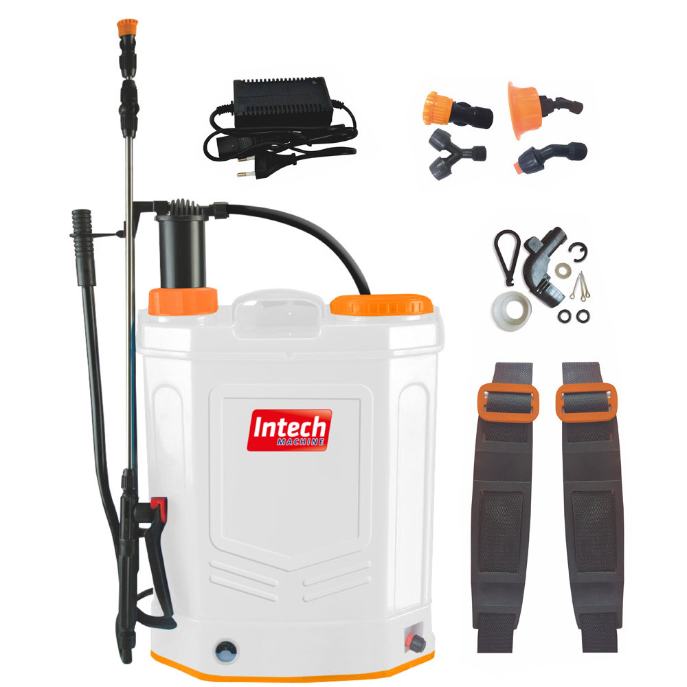 Pulverizador costal a bateria e manual capacidade 20 litros - GPM2000 - Intech Machine em Oferta na Shopee