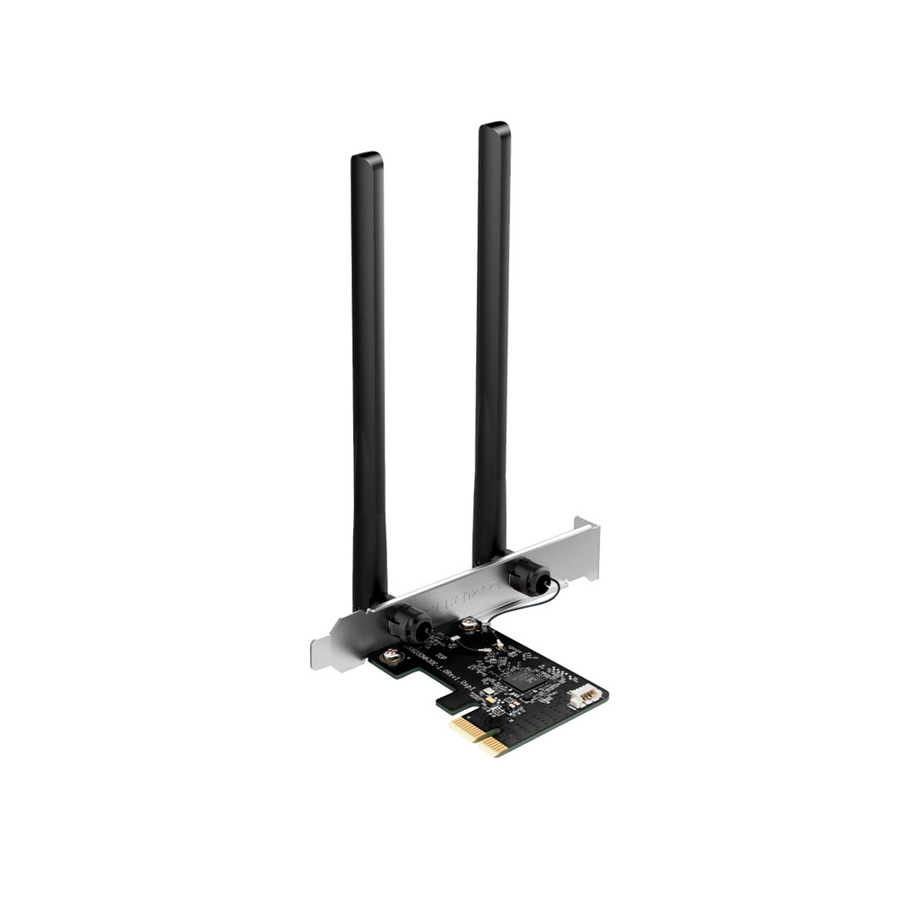 Placa de rede PCIe WiFi e Bluetooth MA30E Mercusys AC1200 2 Antenas Até 867 mbps Frequancia 5g e 2g