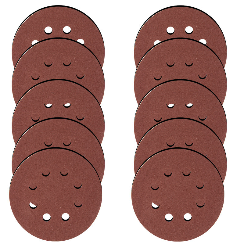 Disco Lixa Velcro 125mm Perfurado Grão 180 5 Peças MTX em Oferta na Shopee