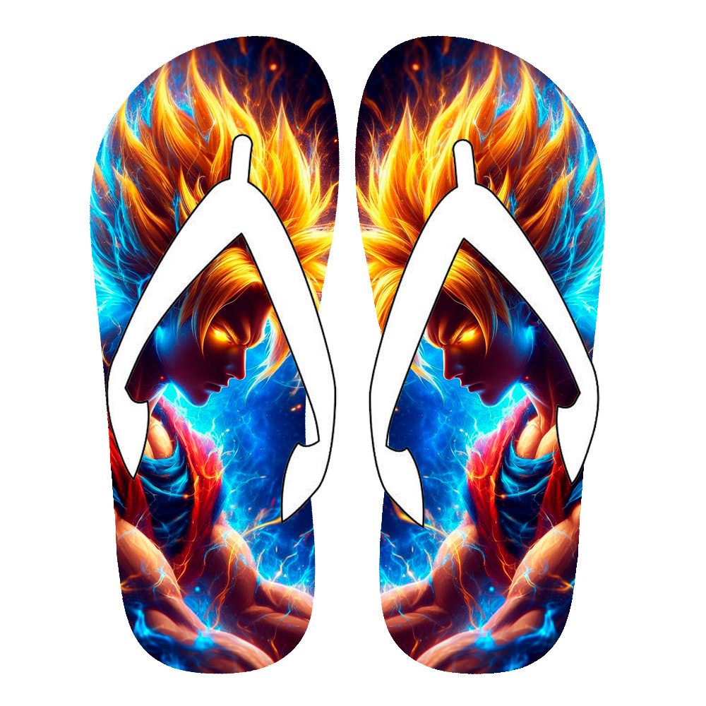 Chinelo Infantil Estampa Dragon Ball Anime Confortável Leve