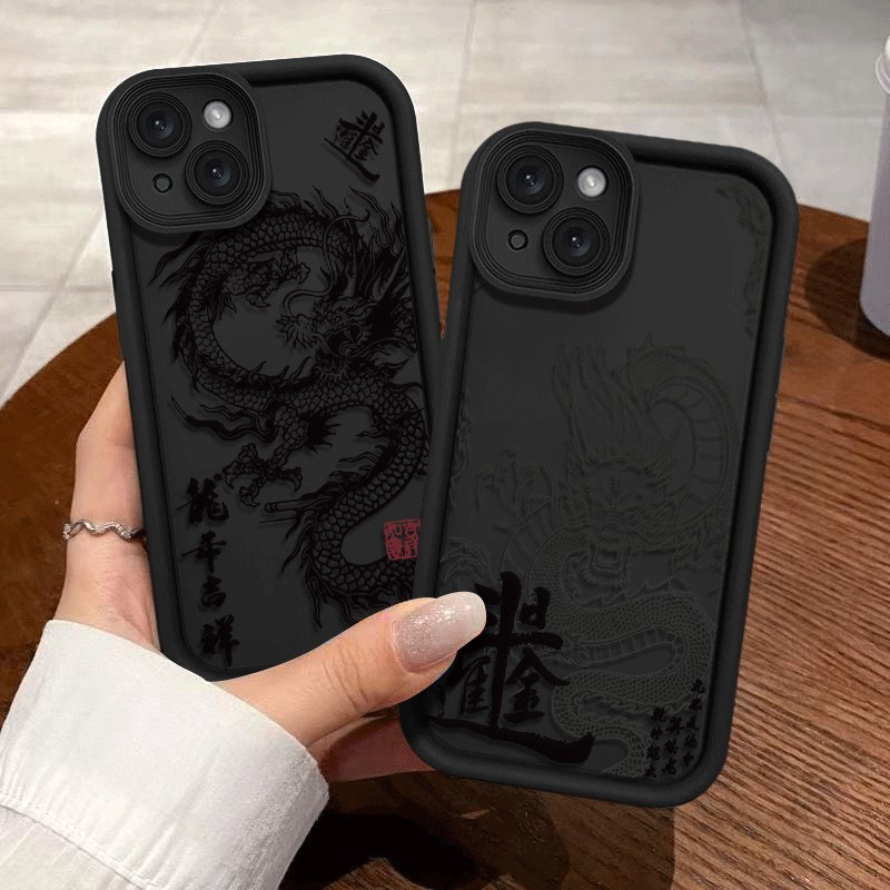 capa Anti-Queda De Silicone Dragão Divino Adequada Para Redmi 9A 13C 14C Nota 10