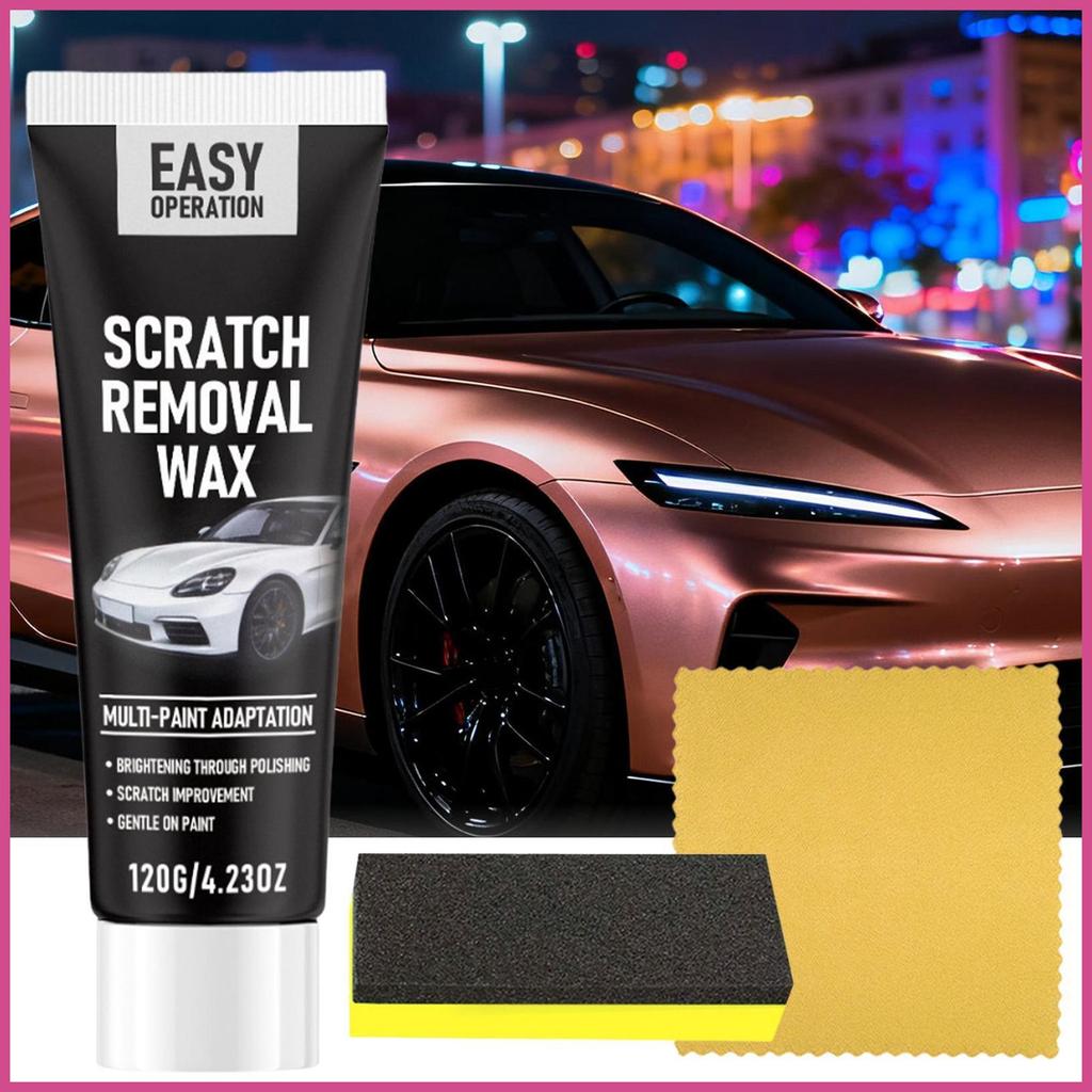 Removedor De Arranhões De Carro , Restaurador De Brilho , 120g , Reparo De Pintura , Cera Para Veículos , Manutenção Aut