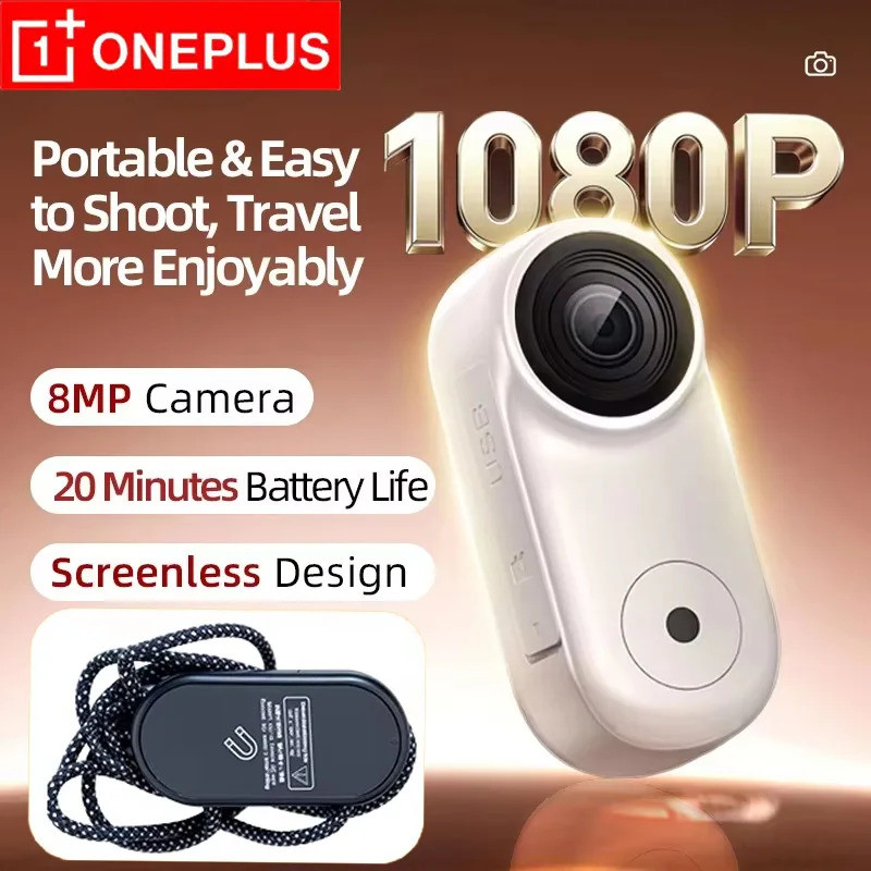 OnePlus Mini Câmera De Bolso Magnético À Prova D'água 1080P HD Action Cam Para …