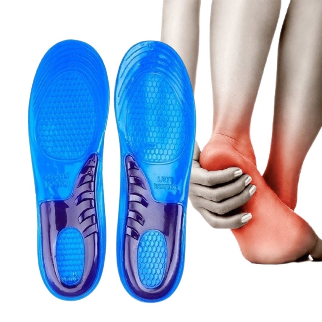 Palmilha Ortopédica Gel de Silicone para Dores nos Pés Anti Impacto para Sapato em Oferta na Shopee