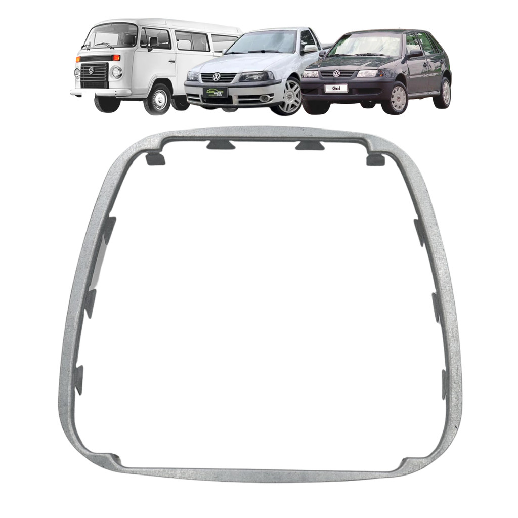 Moldura Suporte Lanterna Luz Teto Metálica Gol Saveiro Parati Volkswagen Kombi 1994 A 2002