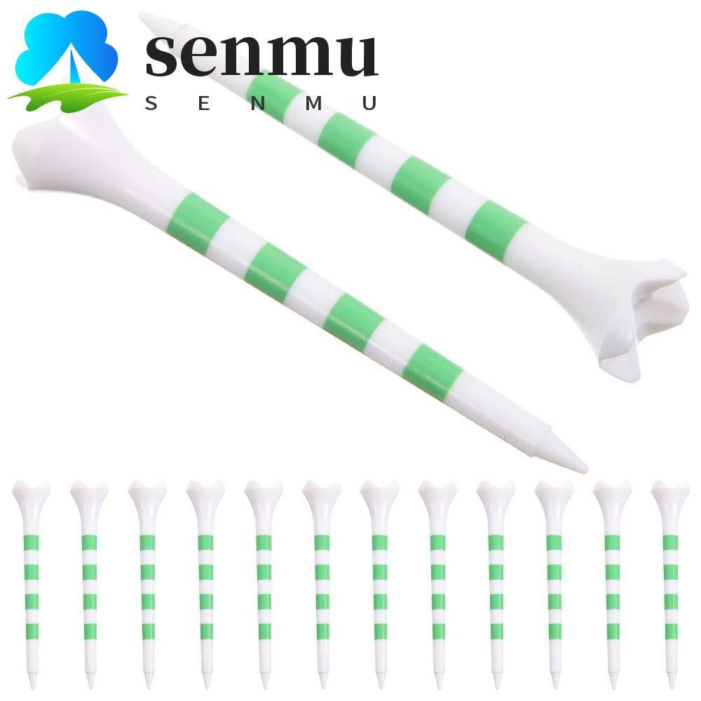 SENMU 20 Peças Conjunto De Camisetas De Golfe , Com Suporte De Bola Durável Listrado , Plástico Para Prática De 70/83mm