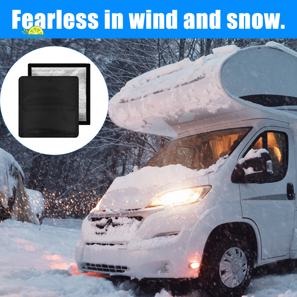 Rv Isolamento Pára-Sol Ventilação Capa 2 Pçs Blackout Reflexivo Térmico Clarabóia Janela Sombra Dobrável Telhado Venti