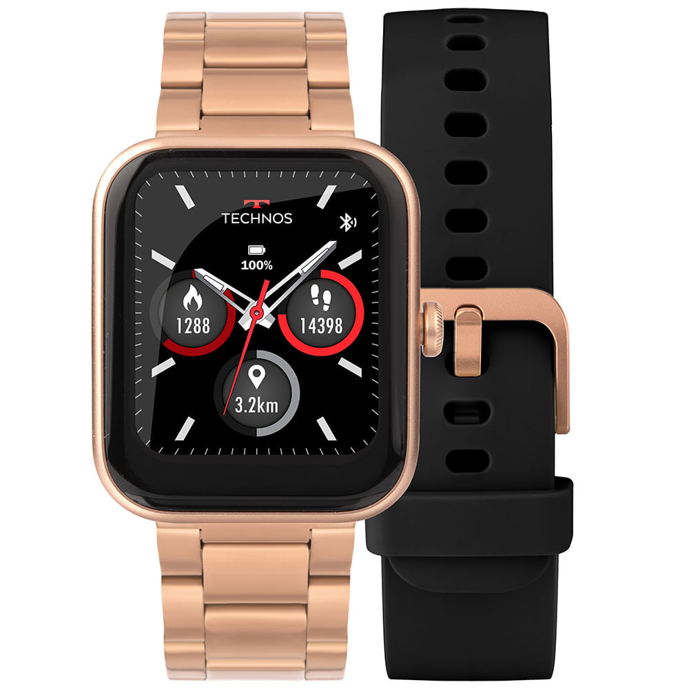 Smartwatch Technos Connect MAX Rose - TMAXAP/8J em Oferta na Shopee