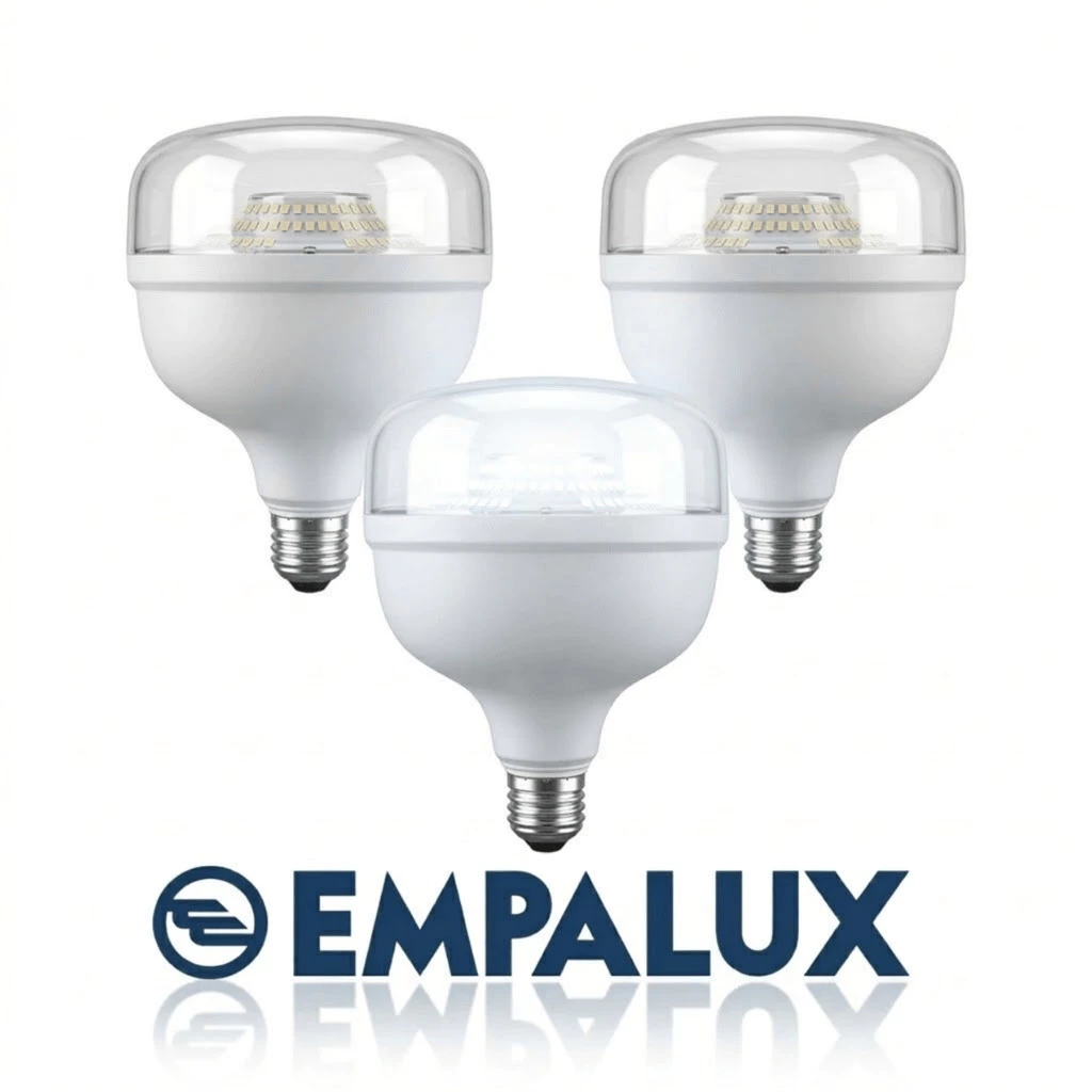 Kit com 3 Lâmpadas LED Empalux 50W E27 6500K Branco Frio Econômica