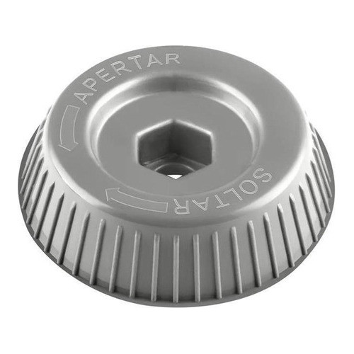 Botão Da Hélice Cinza Com Porca Do Ventilador Mondial