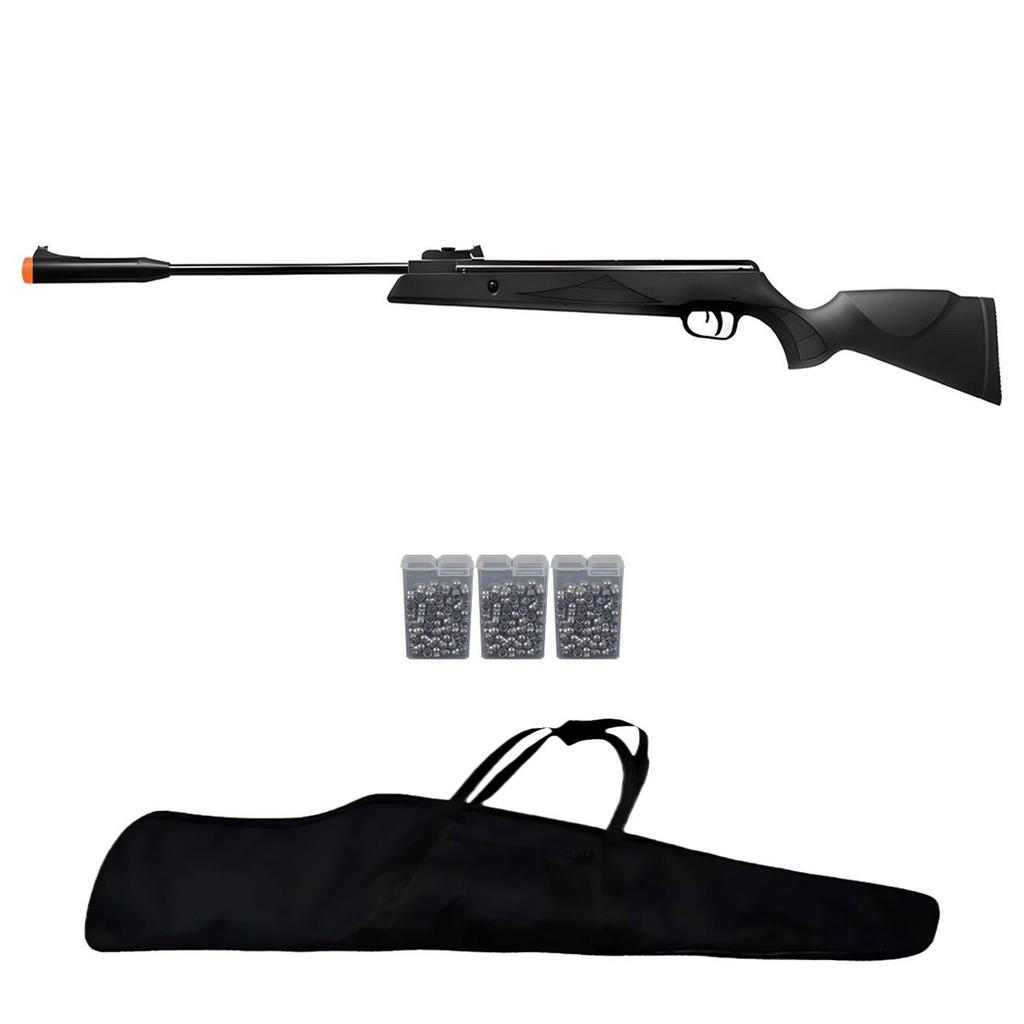Carabina de Pressão Black Hawk 5.5mm Nitro Piston 70kg - Artemis + Acessórios
