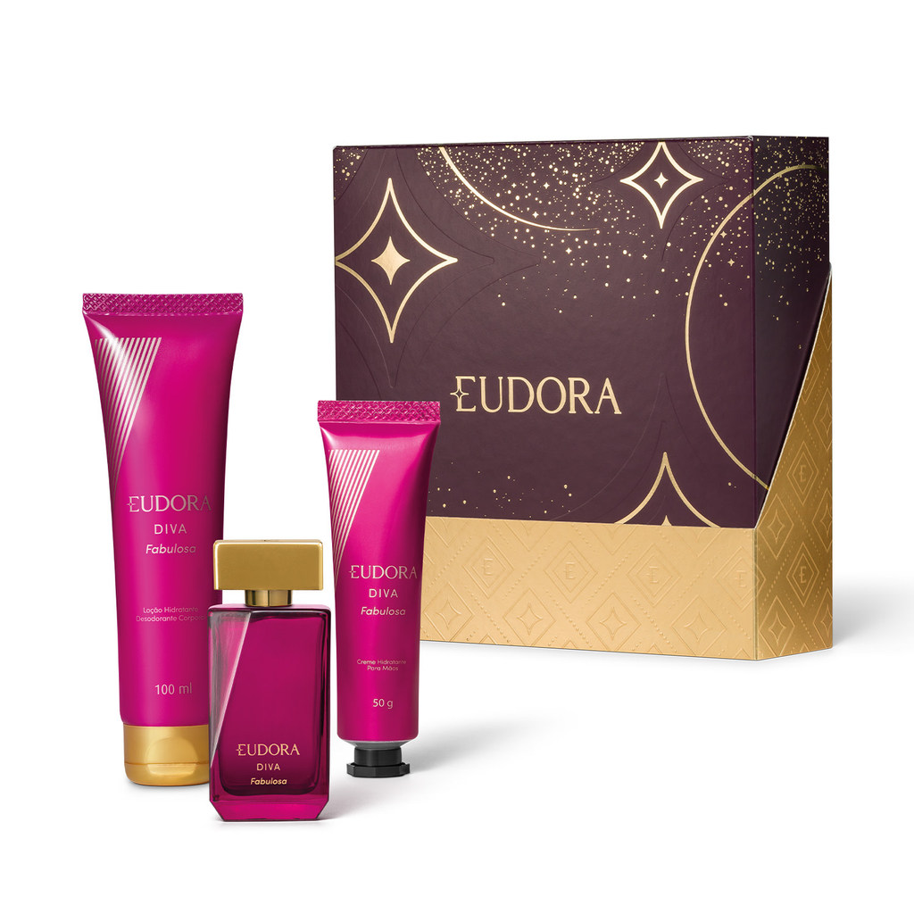 Kit Eudora Diva Fabulosa (3 Produtos) em Oferta na Shopee