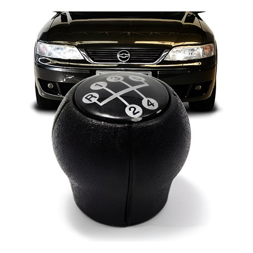 Manopla Bola Cambio Vectra 1997 98 99 00 A 2005 Lente Preta