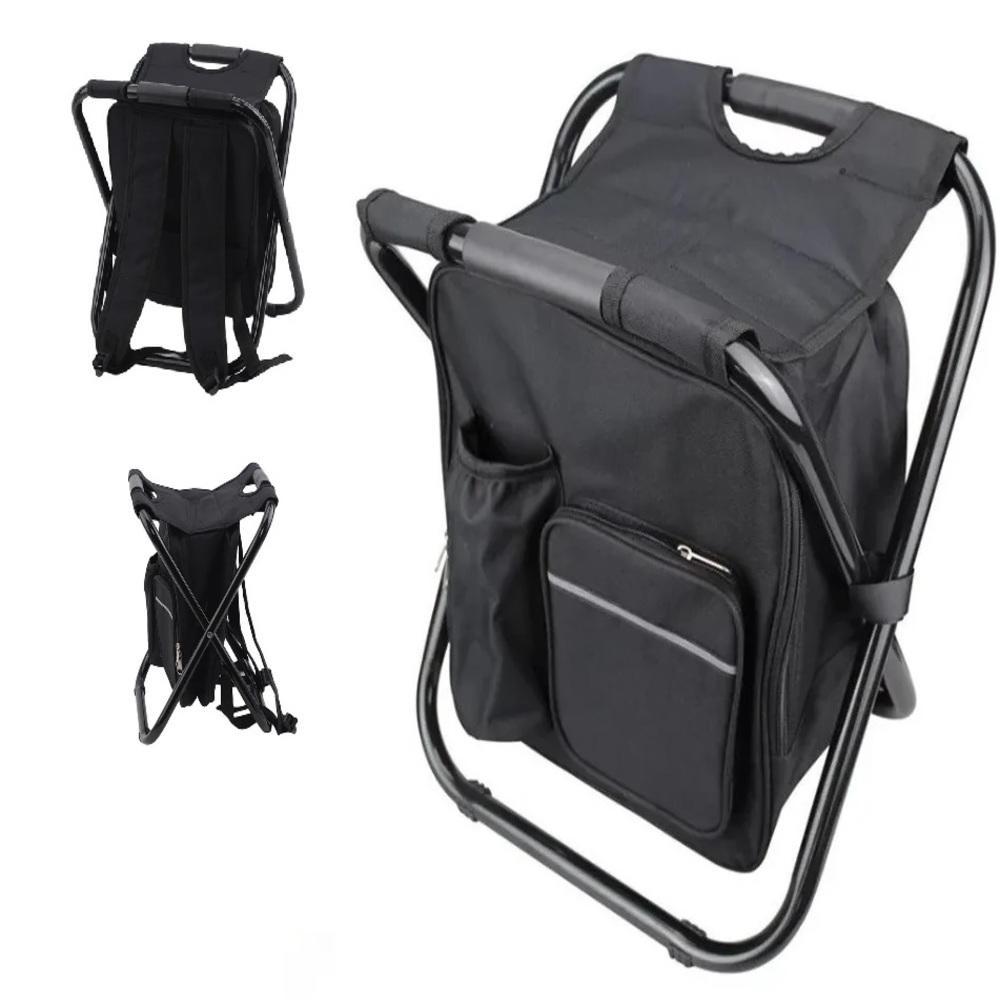 MOCHILA TERMICA BANQUETA DOBRAVEL BANCO PORTATIL BOLSA 25 LITROS CADEIRA CAMPING PESCA PRAIA VIAGEM
