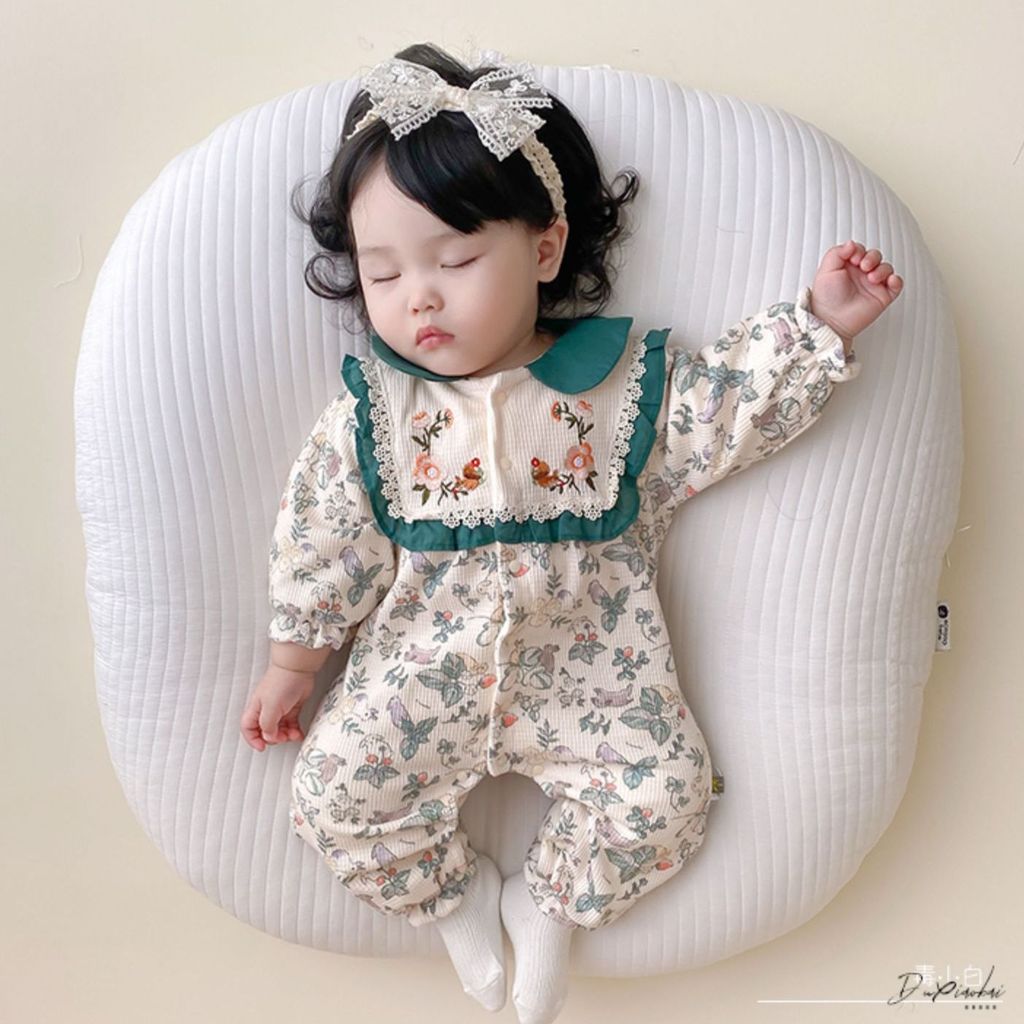 Roupas de passeio 5 estilo ocidental macacão roupas bacalhau mês feminino bebê moda princesa macacão Super roupas bebê 0