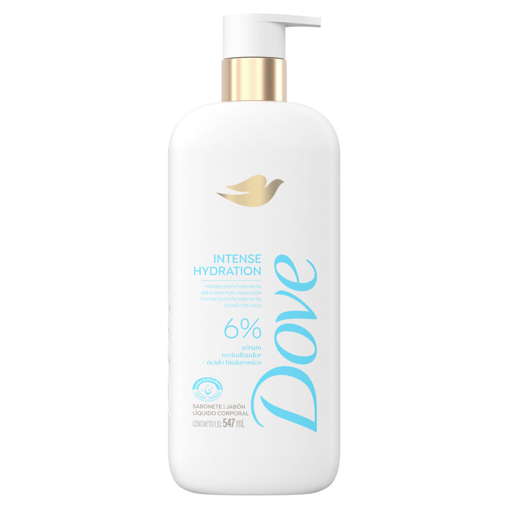 Sabonete Líquido Dove Intense Hydration Pump 547ml em Oferta na Shopee
