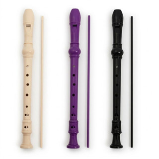 Flauta Doce Germanica Soprano C/ Capa e Vareta Em Dó (c) Premium em Oferta na Shopee