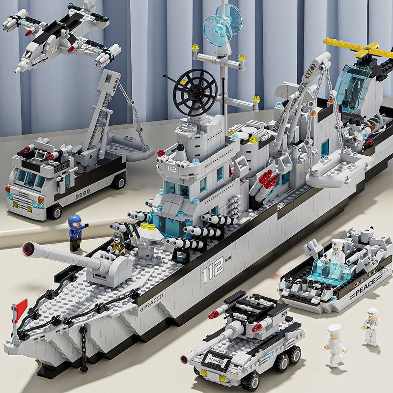 1560 pçs Lego blocos de construção militar SWAT transportadora aeronaves transportadora menino montagem educacional brin