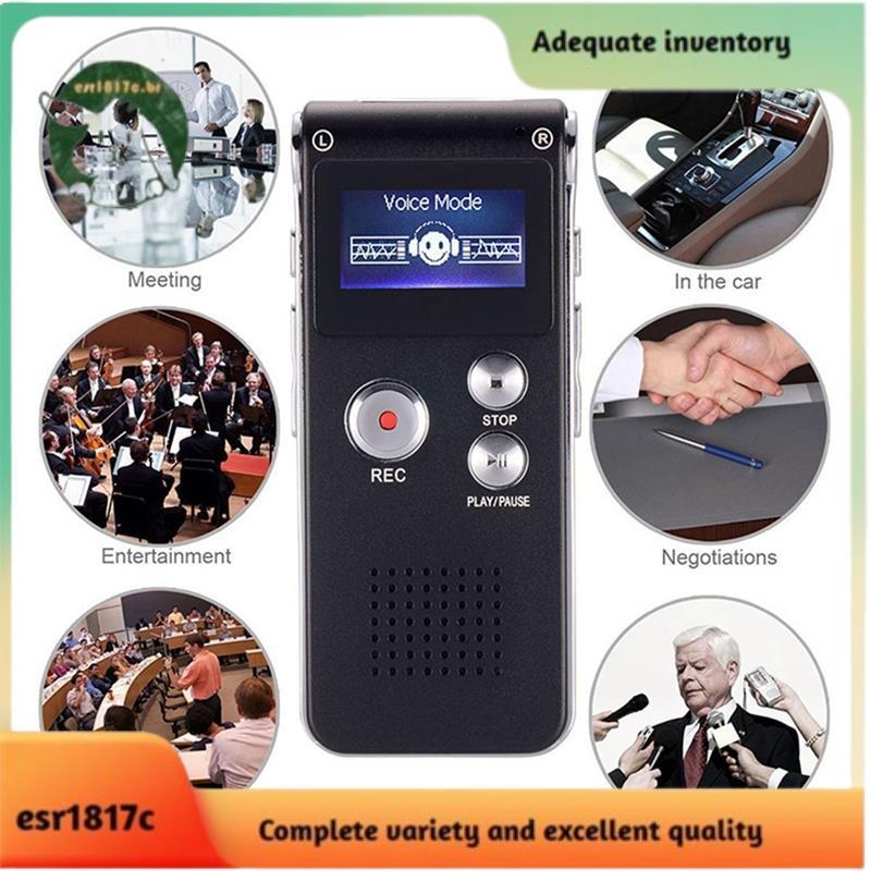 Leitor De MP3 Com Redução De Ruído De Alta Definição Adequado Para Reuniões E Outras Ocasiões Preto 1 Peça