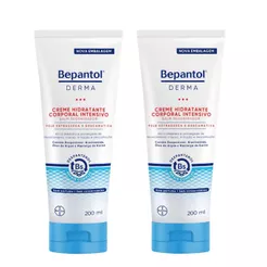 Kit 2 Cremes Hidratante Corporal Intensivo 200ml Cada Bepantol Derma