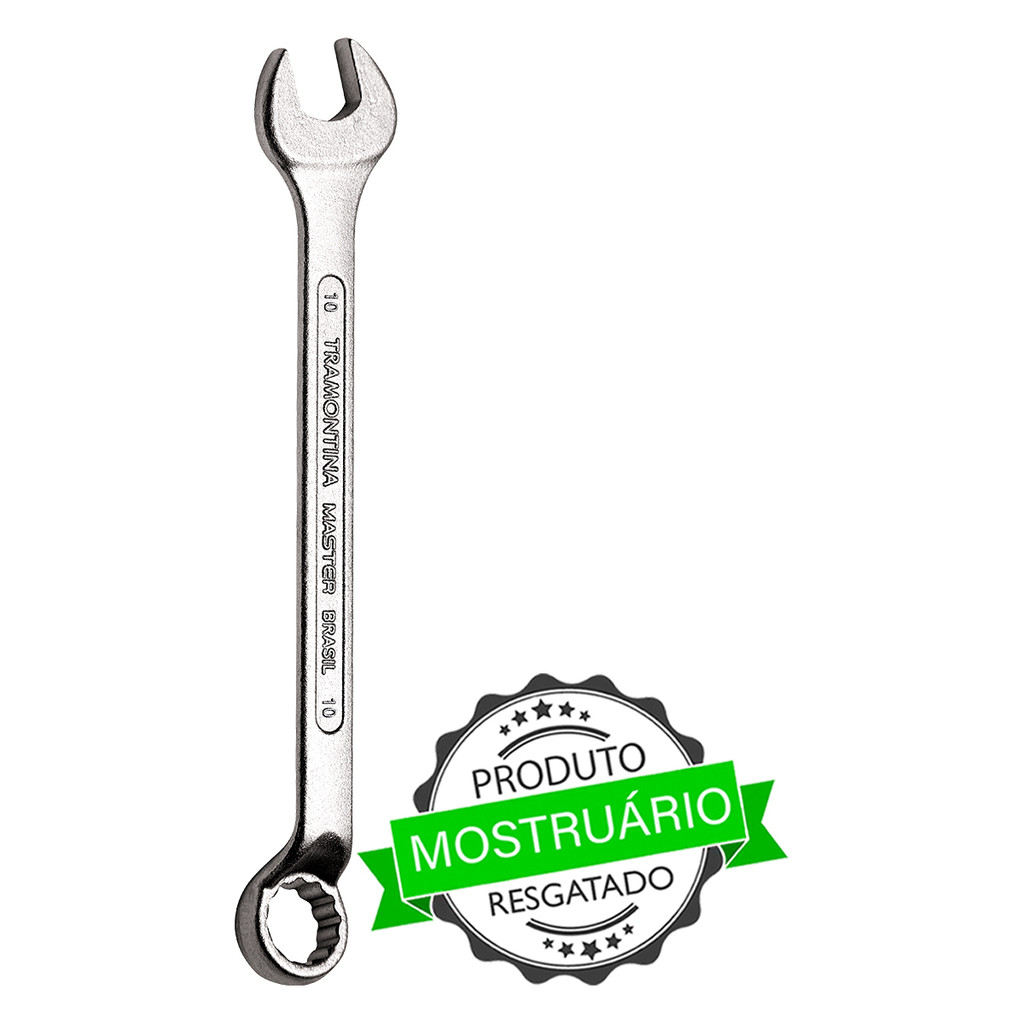 Chave Combinada 10 Mm Tramontina MASTER Com Corpo Em Aço Especial Cromado em Oferta na Shopee