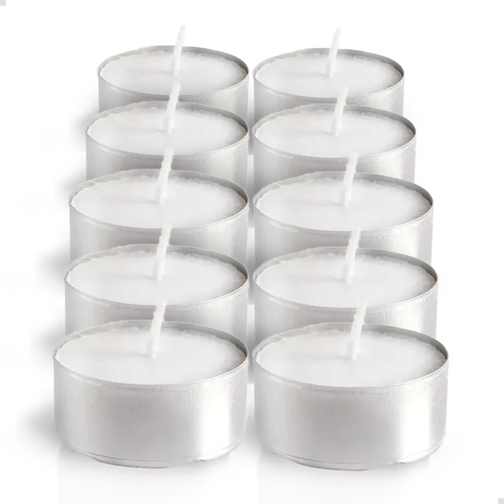 Kit 10 Vela Fondue Alta Longa Duração para Rechaud Jantar Reforçada 1.7 Cm Kit Reposição