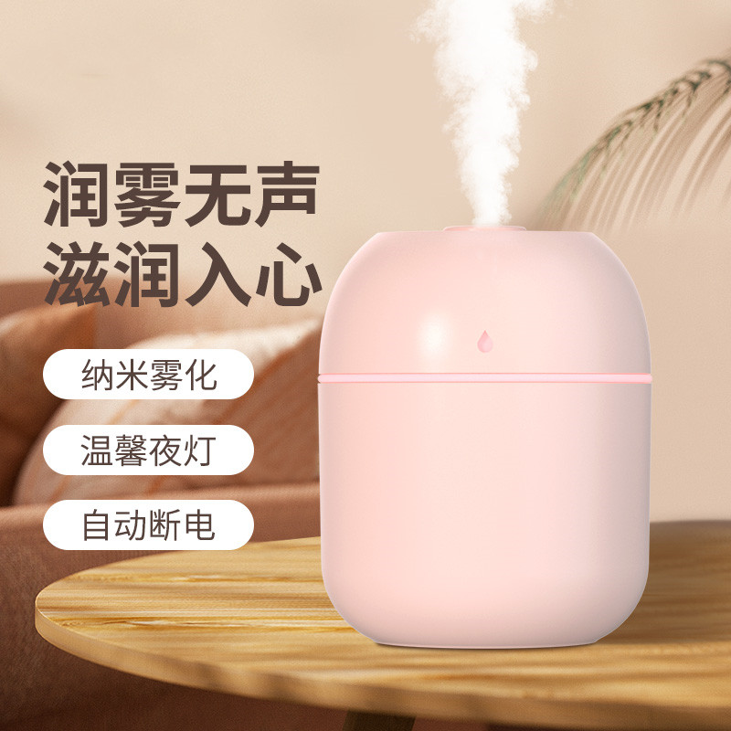 Umidificador pequeno usb Plug-In uso portátil 2023 novo estilo escritório Desktop casa quarto dormitório estudante mudo 