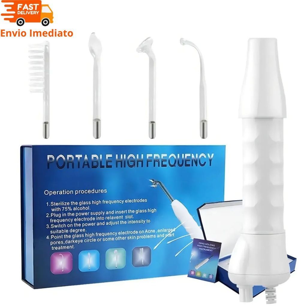 Aparelho Alta Frequência Portátil Bivolt Limpeza De Pele