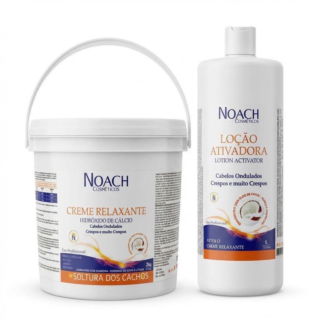 Kit Completo Super Relaxante Hidróxido De Cálcio Uso Profissional 2kg + Loção Ativador 1l em Oferta na Shopee