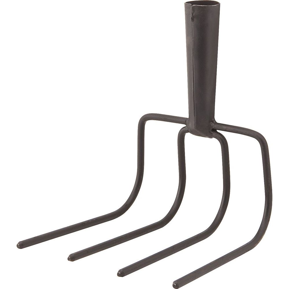 Forcado curvo 4 dentes sem cabo - Vonder