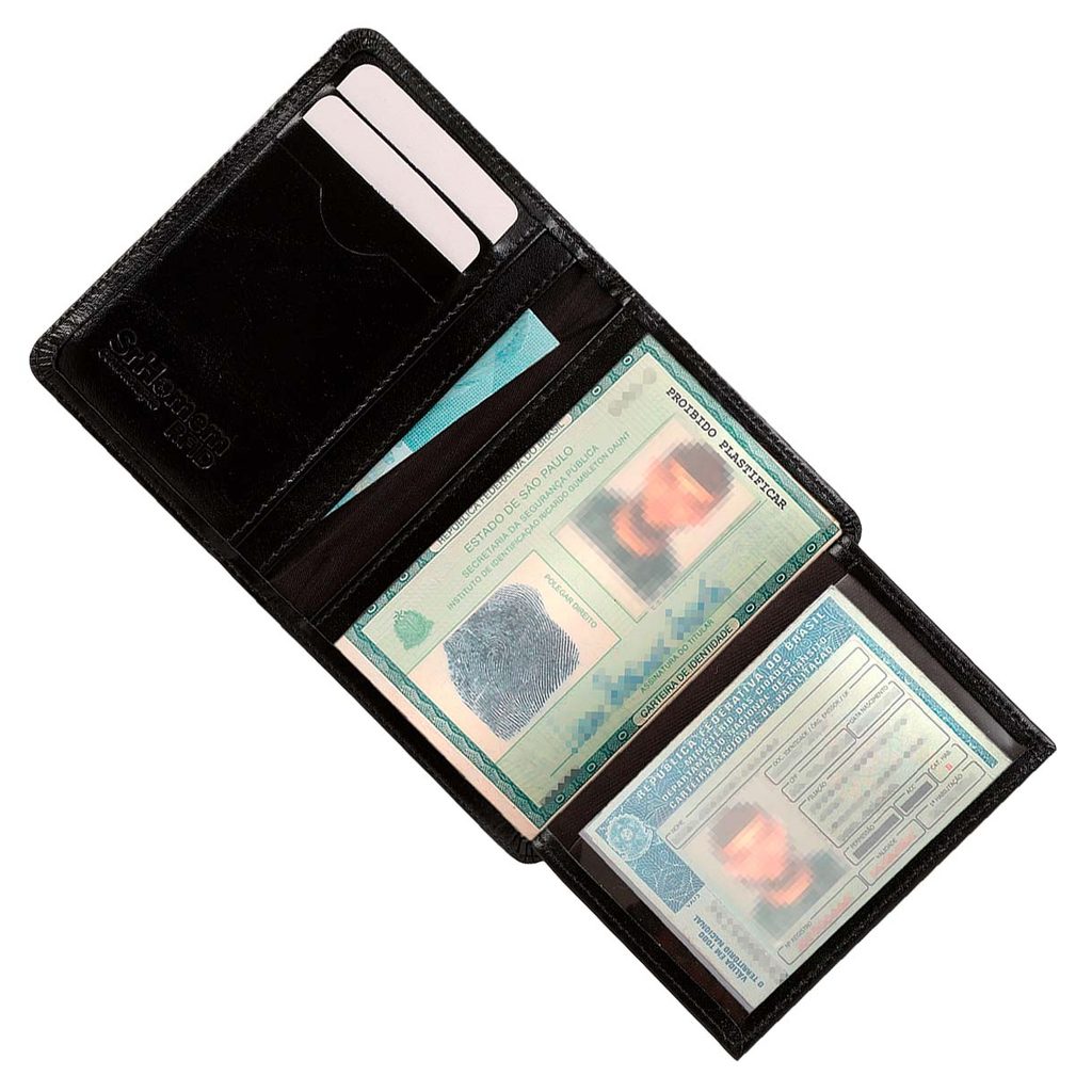 Carteira Masculina Couro Legítimo Antifurto 620 SrHomem em Oferta na Shopee