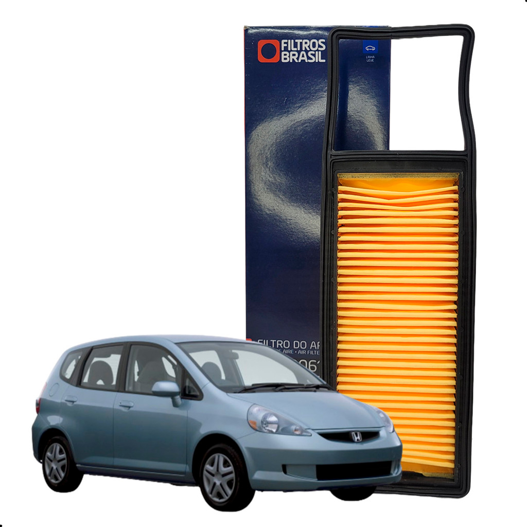 Filtro Ar Motor Honda Fit 1.4 8V 2003 2004 2005 2006 2007 2008
