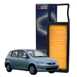 Filtro Ar Motor Honda Fit 1.4 8V 2003 2004 2005 2006 2007 2008