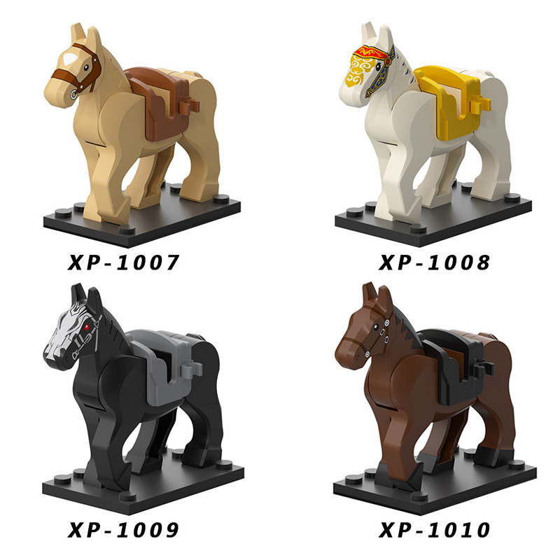 Compatível com animais medievais domésticos cavalo branco guerra cavalo anel espírito sela acessórios domésticos montage