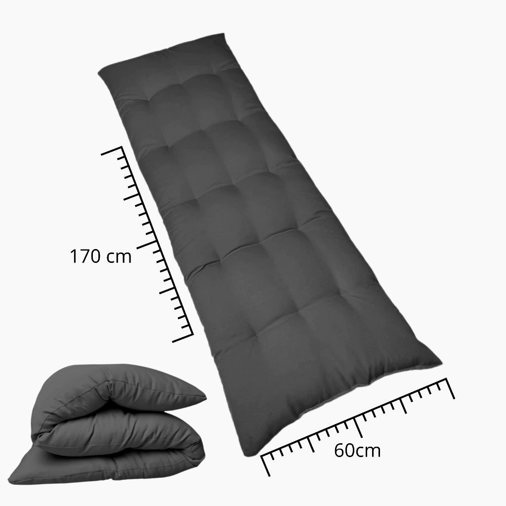 Almofada Futon Dobrável 170x60x9cm Colchonete Multiuso Chão Sofá Especial Para Seu Lar