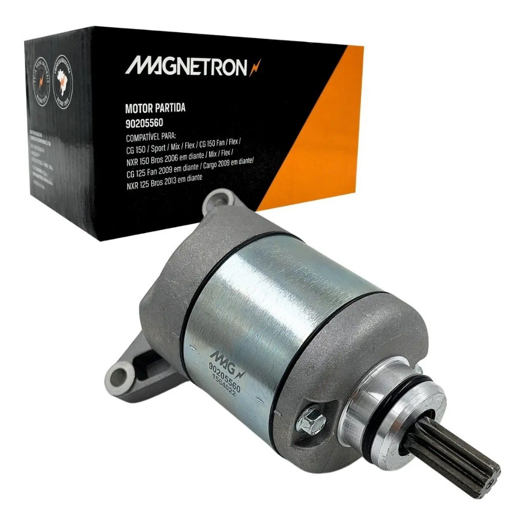 Motor Partida Motor Arranque Honda Cg Titan Fan Bros NXR 150 Magnetron