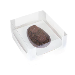 5 CAIXA OVO DE COLHER AJUSTAVEL 250/350G BRANCA - PASCOA 4592 (PASCOA IDEIA OUTLET)