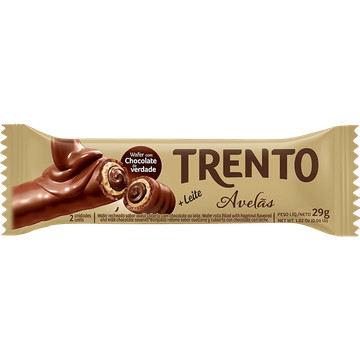 Trento Avelã Wafer Chocolate em Oferta na Shopee