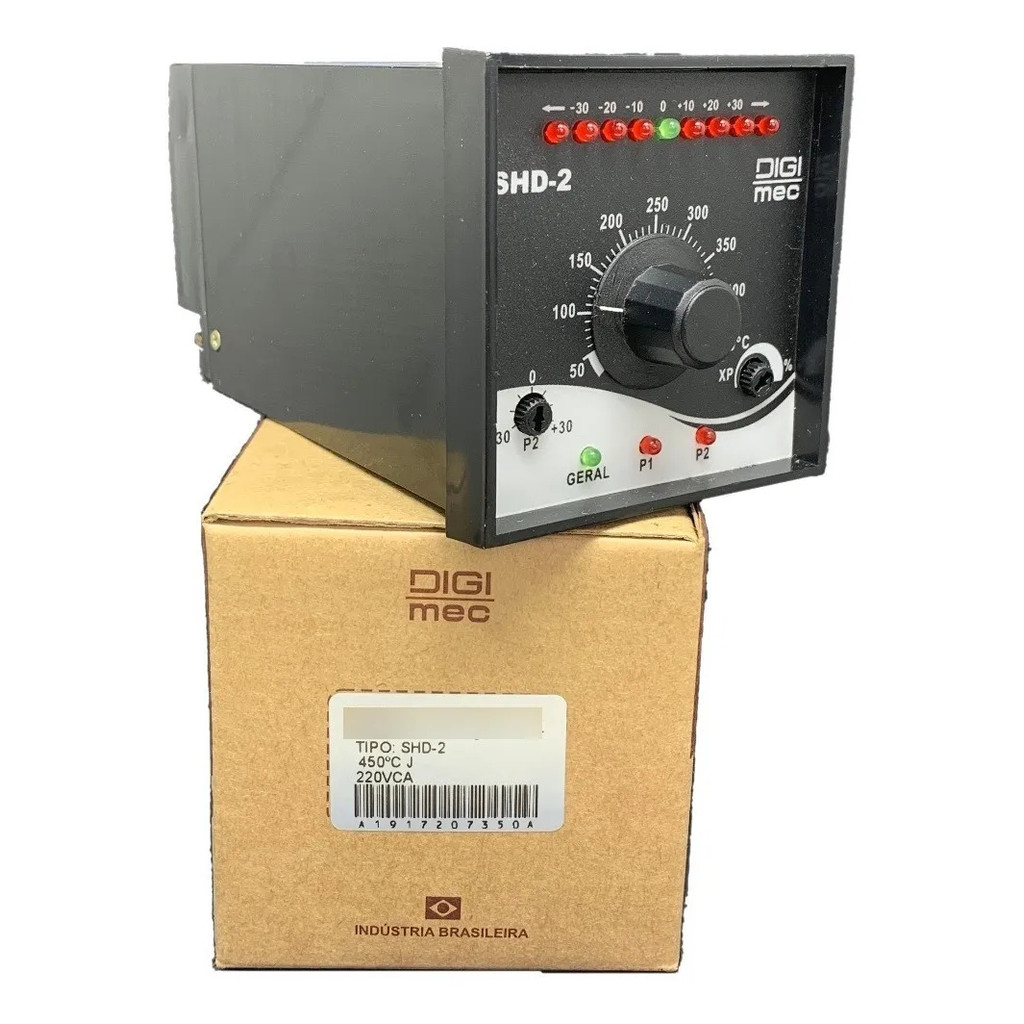 CONTROLADOR TEMPERATURA SHD-2 300C 220VCA J 72X72 DIGIMEC