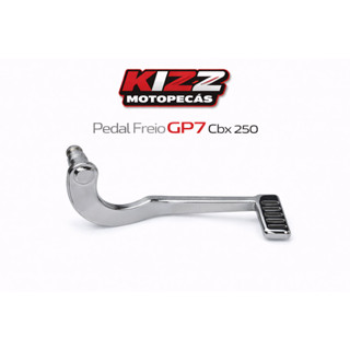 Pedal de Freio Cromado GP7 Honda CBX 250 Titan 150 Sport em Oferta na Shopee