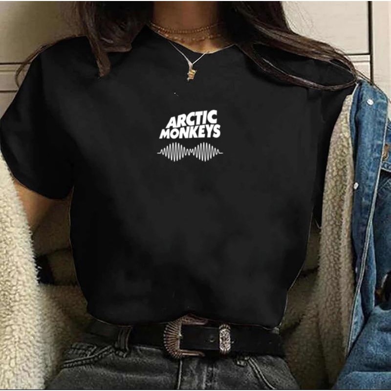 Baby look Baby Look "Arctic Monkeys" Camiseta Feminina Estampada